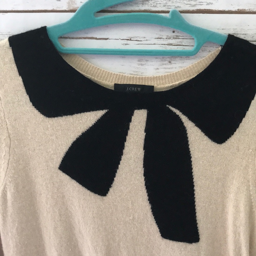 • J. Crew Bow Sweater • - Picture 2 of 4